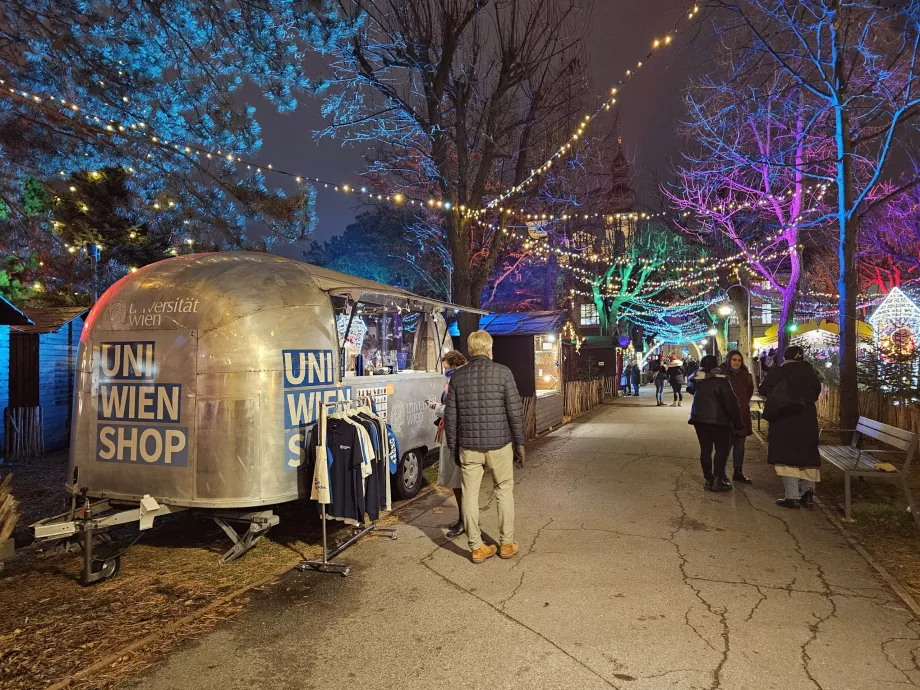 Marché de Noël sur le campus universitaire