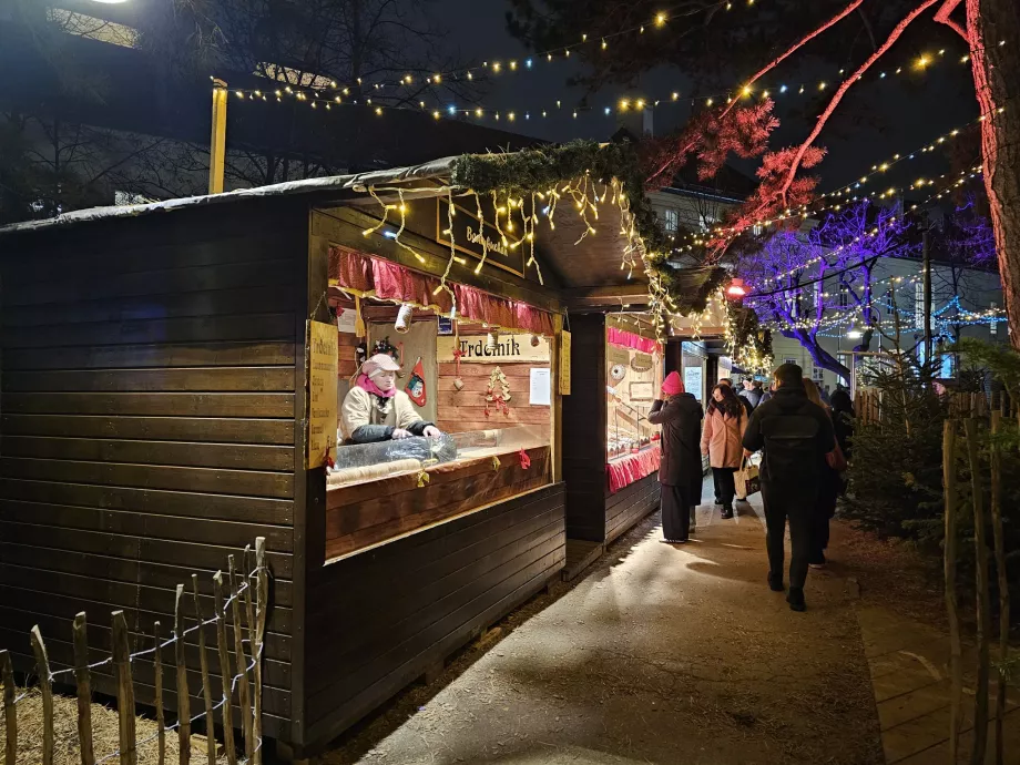 Marché de Noël sur le campus universitaire