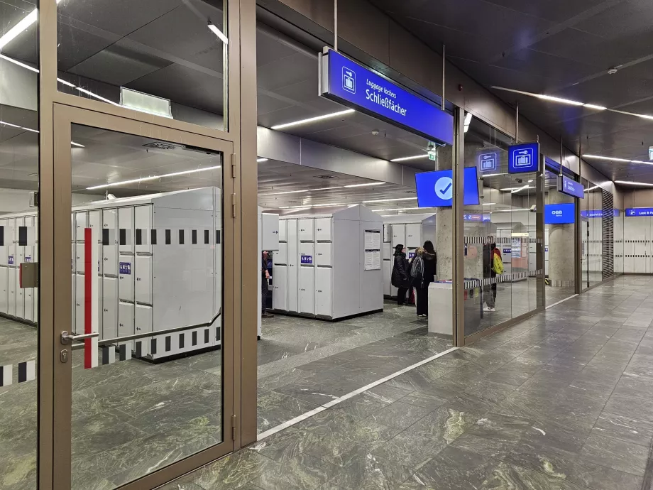 Consignes à bagages à Wien Hbf