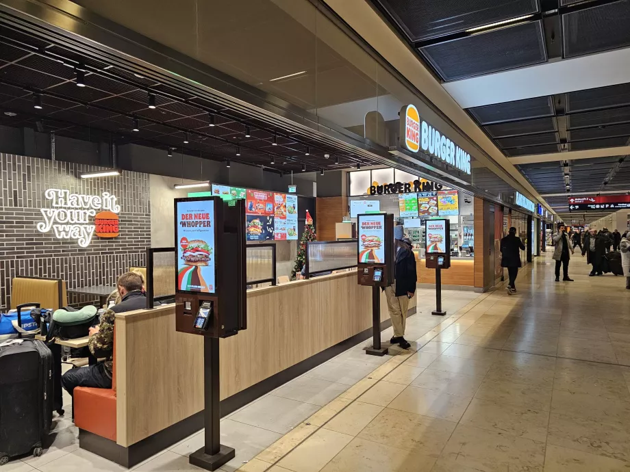 Burger King, espace public