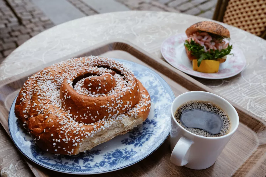 Escargot de la cannelle à Göteborg