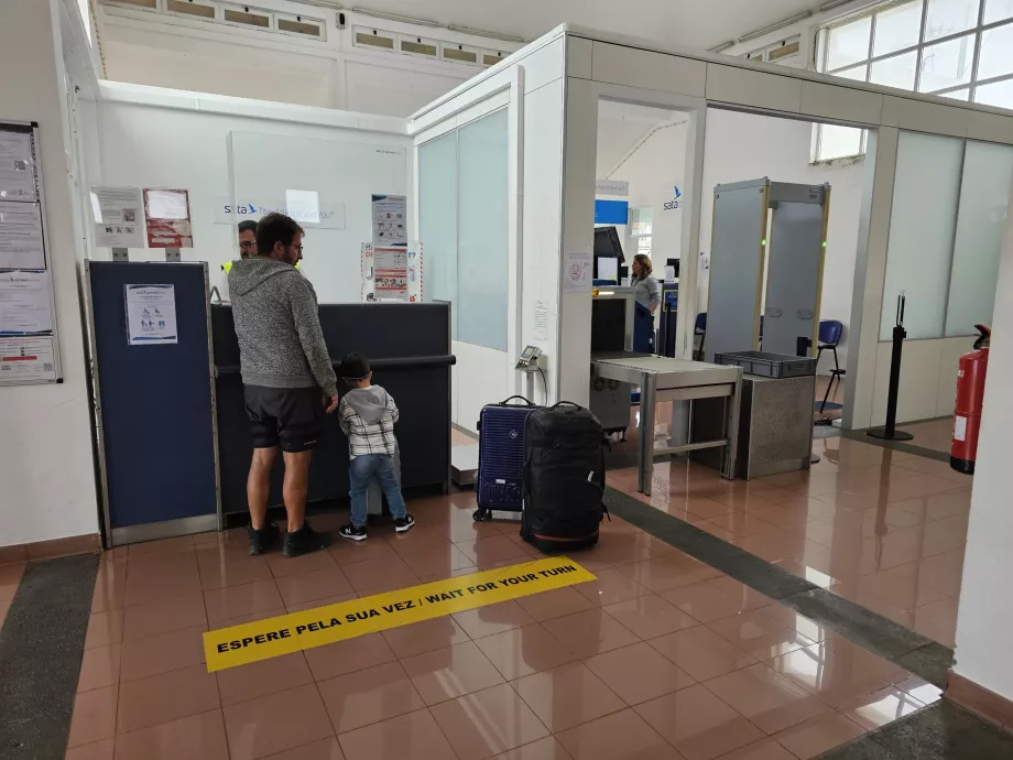 Intérieur de la partie publique du terminal