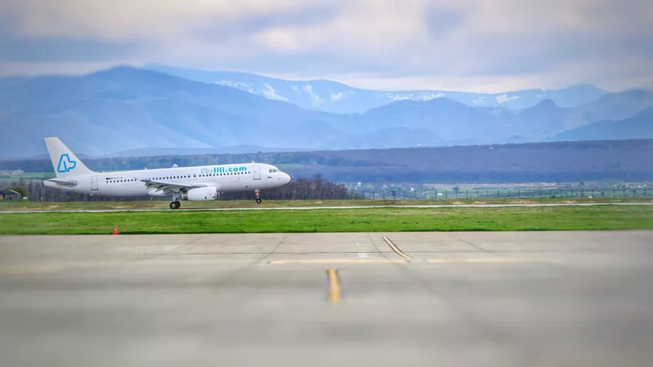 Flylili à l'aéroport de Sibiu