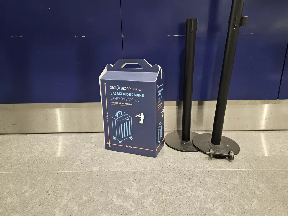 Gabarit de mesure pour les bagages, SATA