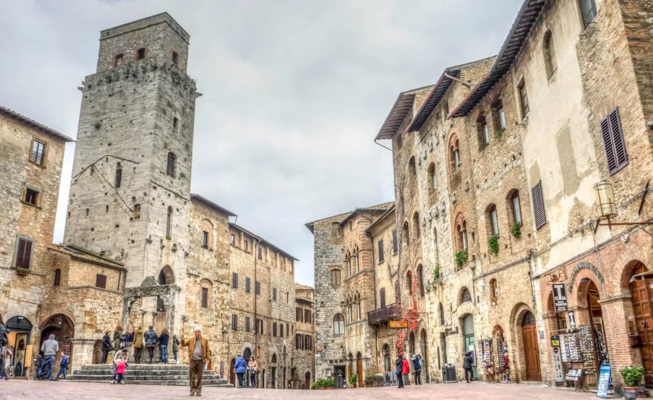 Le centre de San Gimignano