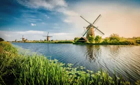 Les moulins à vent aux Pays-Bas