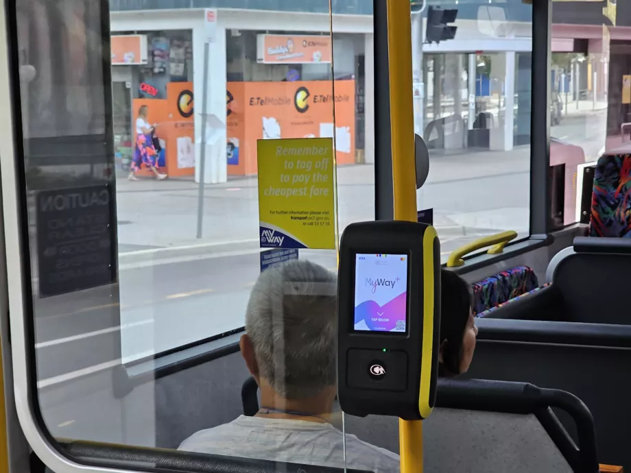 Valideur de billets d'autobus