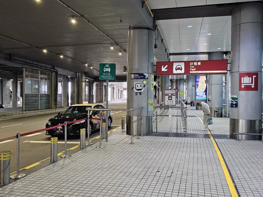 Taxi à l'aéroport de Macao