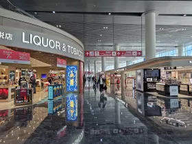 Shops in the transit zone, Macao Airport