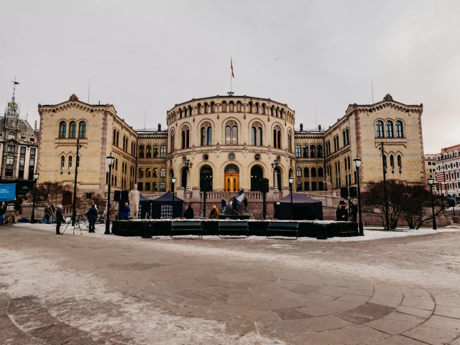 Bâtiment du Parlement à Oslo