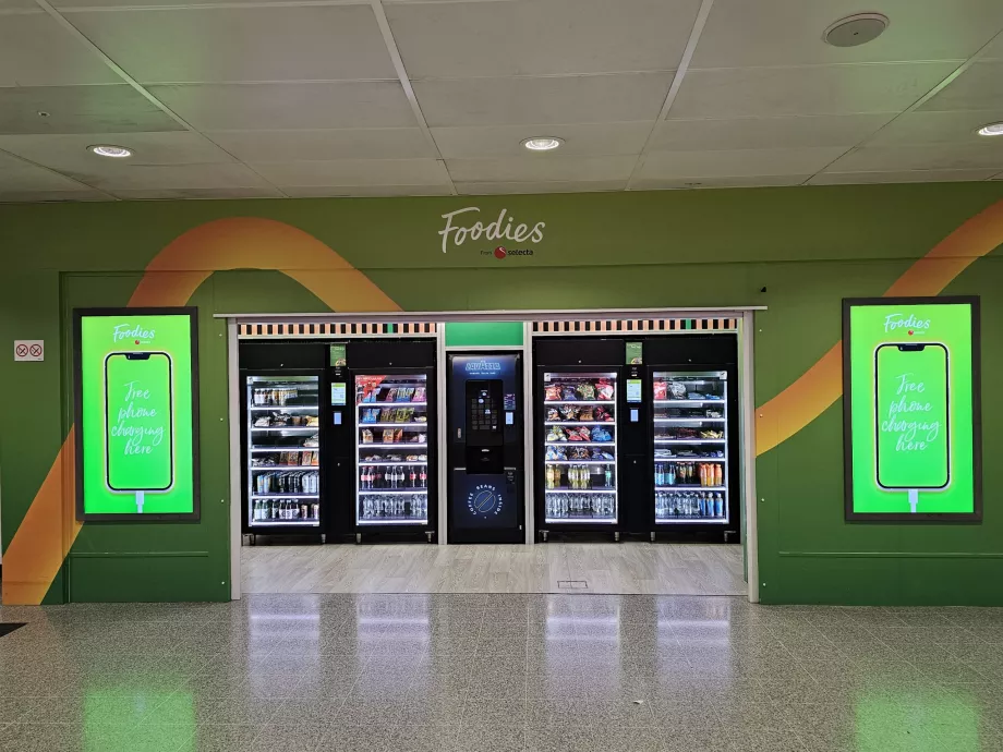 Vending machines, EMA Airport