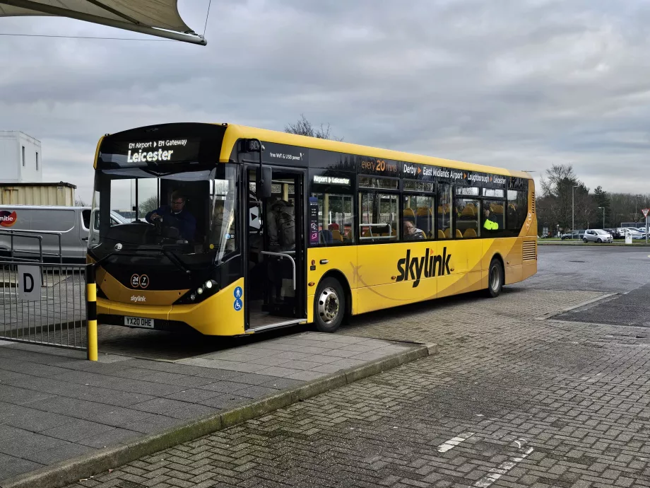 Skylink Derby direction Leicester, Loughborough and Derby