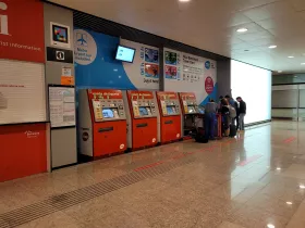 Ticket machines at the metro entrance
