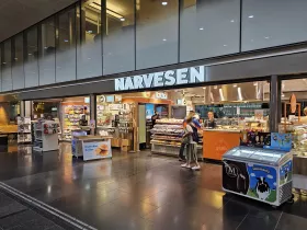 Narvesen Food, hall d'arrivée