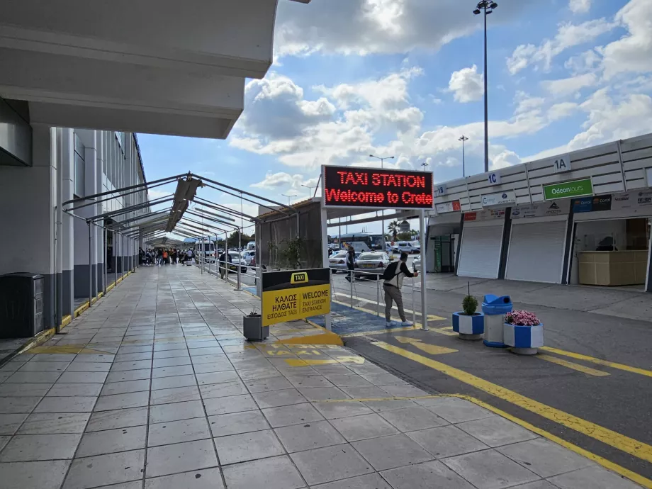 Taxi, Heraklion airport