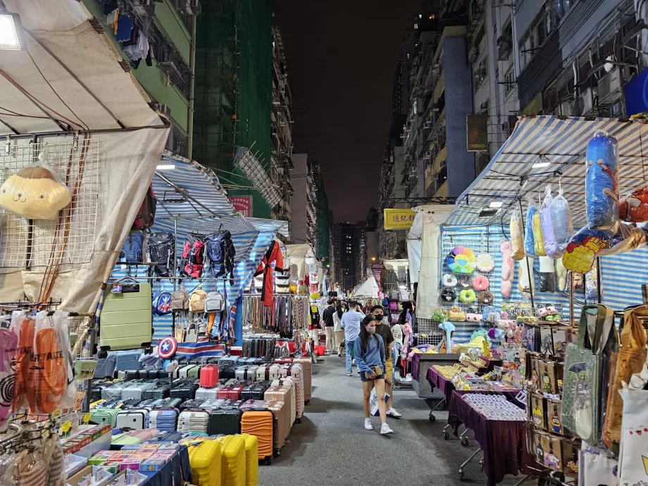 Mong Kok, marché de nuit