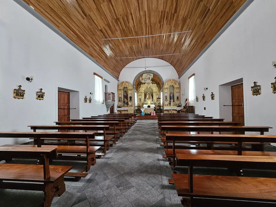 Intérieur de l'église de Faja Grande