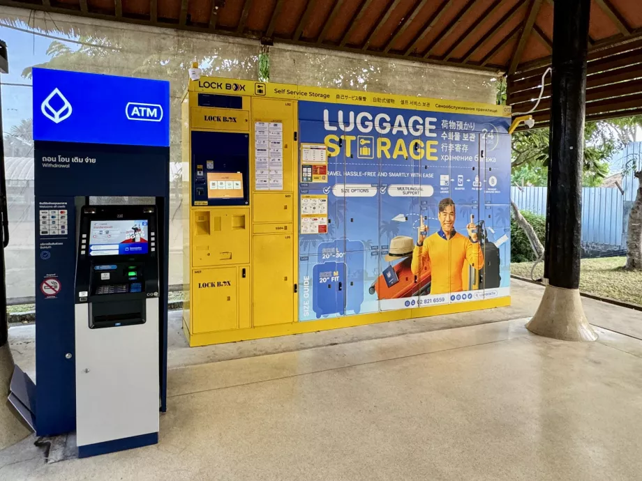 Stockage des bagages à l'aéroport de Samui USM