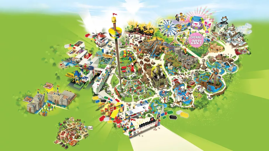 Plan du Legoland Billund