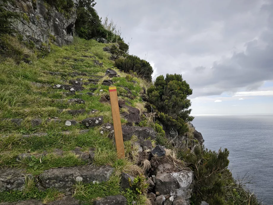 La route vers Faja de Lopo Vaz