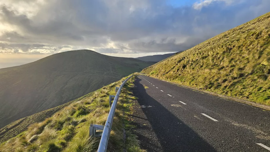 La route où vous vous garez au point de vue