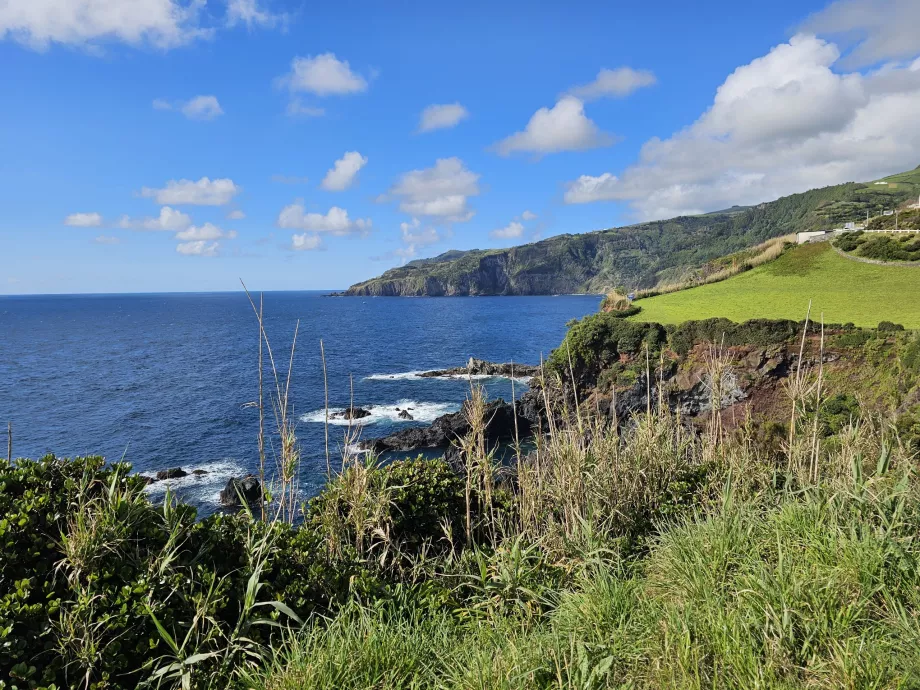 Vue de l'extrémité sud de Santa Cruz