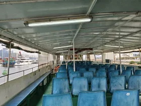 Intérieur d'un ancien ferry