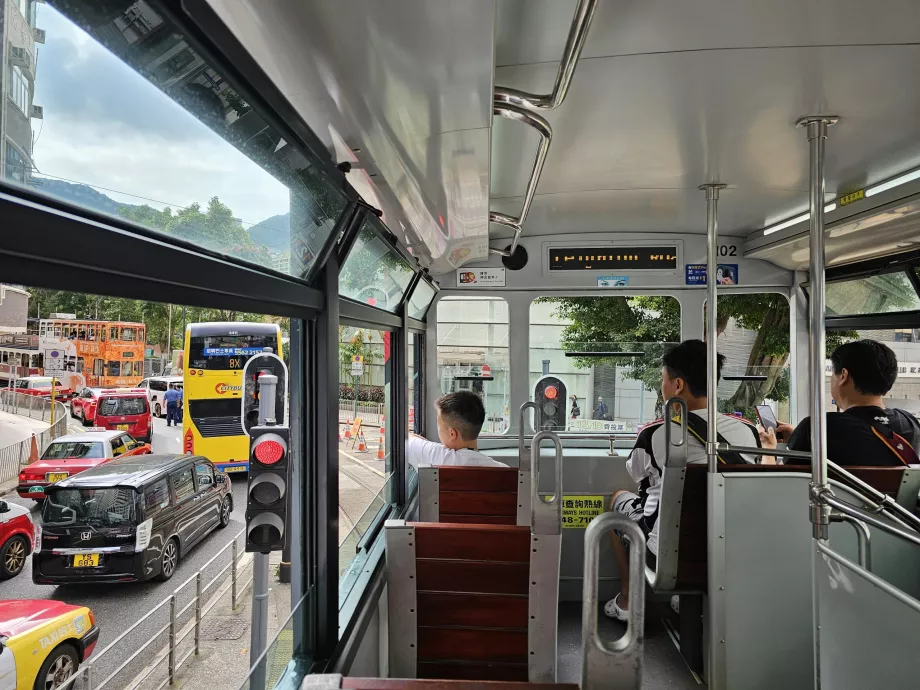 Vue du 2ème étage du tramway