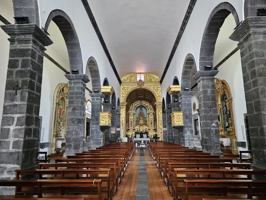 Intérieur de l'église de Madalena