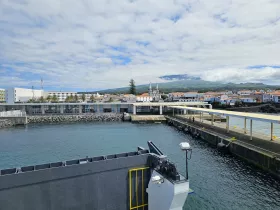 Port de Madalena, arrivée de l'île de Faial