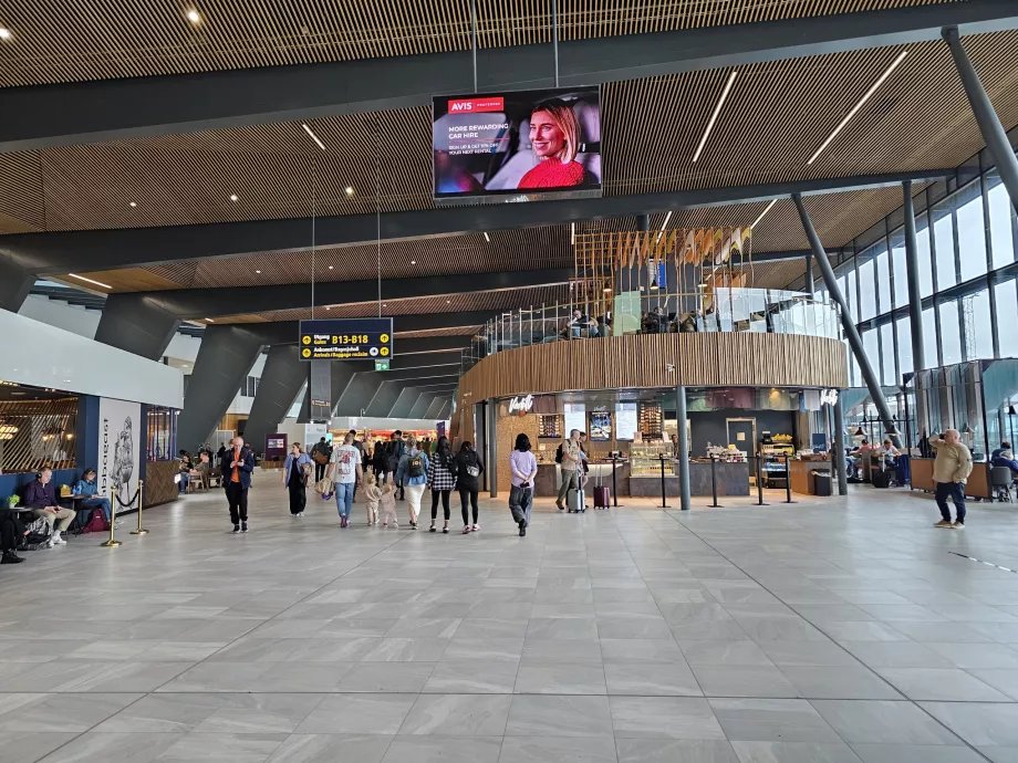 Zone de transit de l'aéroport de Bergen