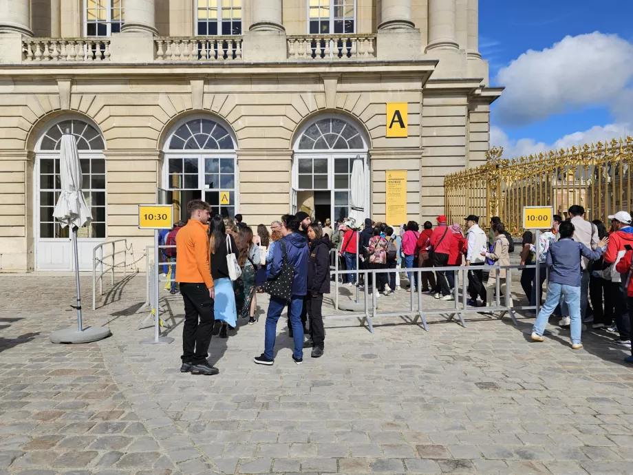 Accès public à Versailles