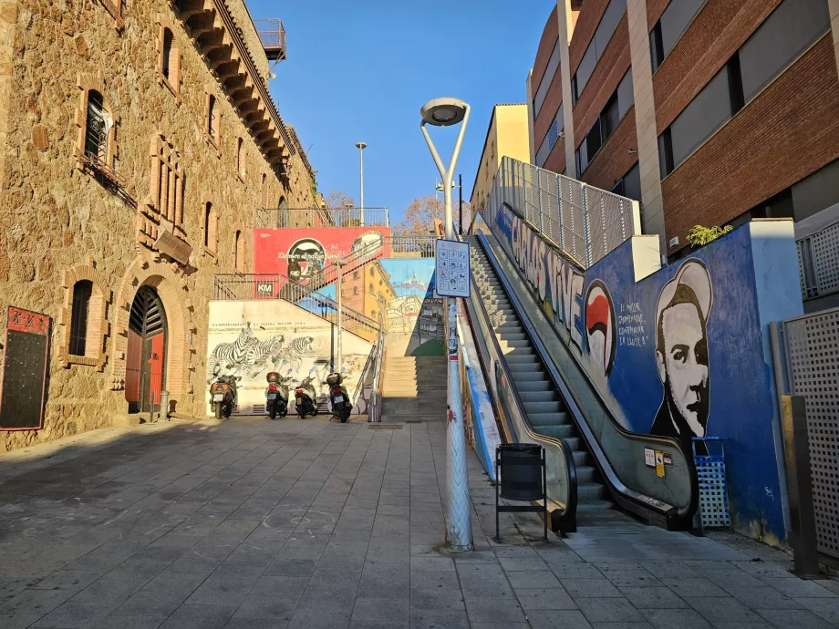 Escalators vers Park Güell