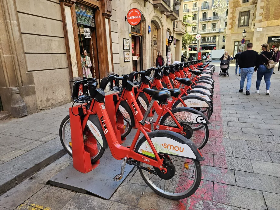 Vélos partagés à Barcelone