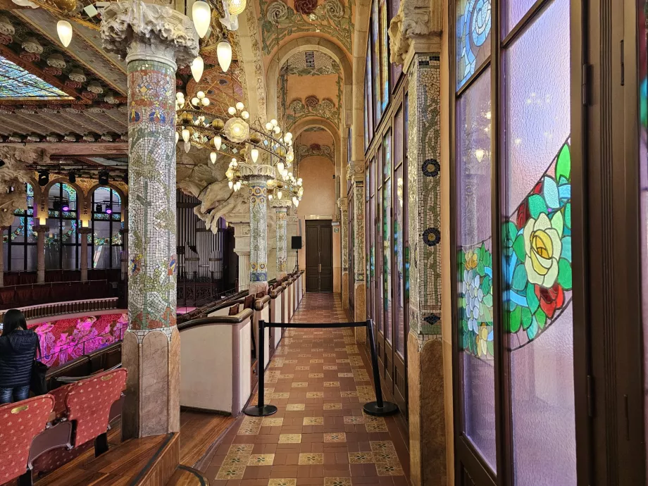 Palau de la Música Catalana, intérieur