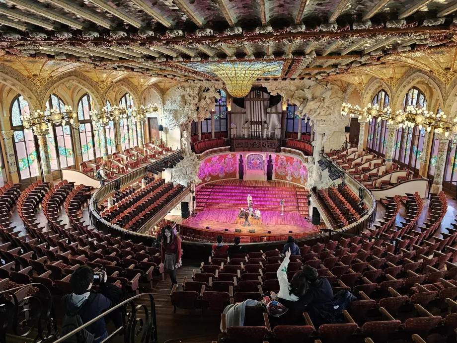 Palau de la Música Catalana, intérieur