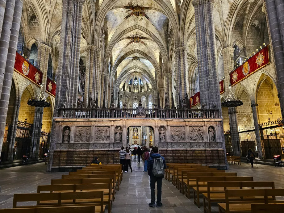 Cathédrale de Barcelone, intérieur