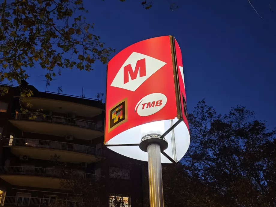 Marquer l'entrée du métro