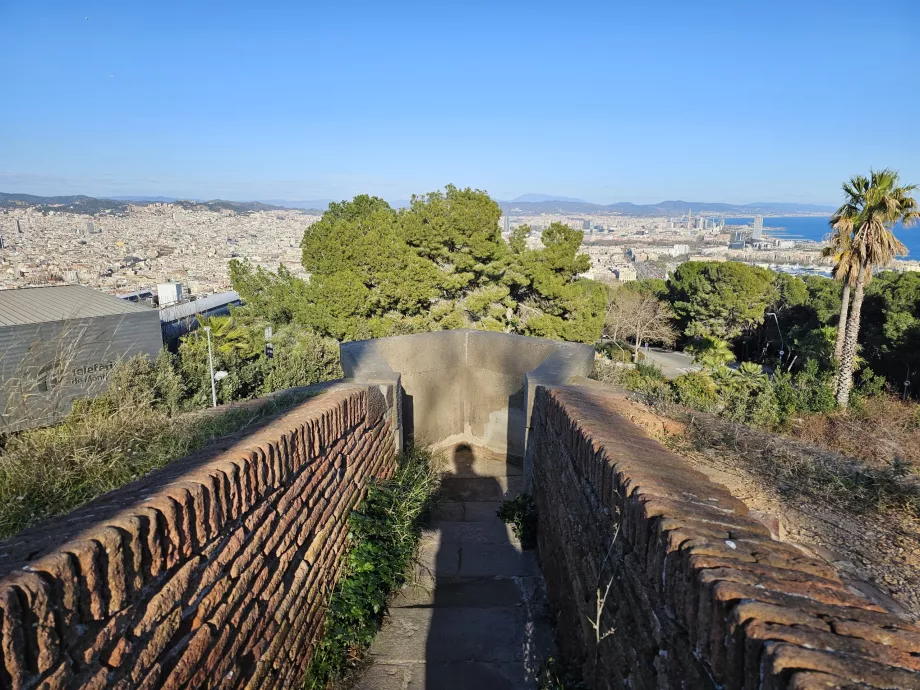 Castell de Montjuic, vue