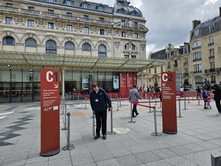 Entrée au musée d'Orsay