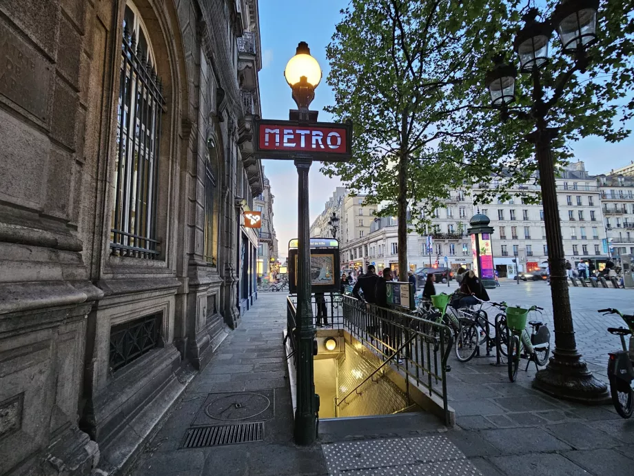 Entrée du métro