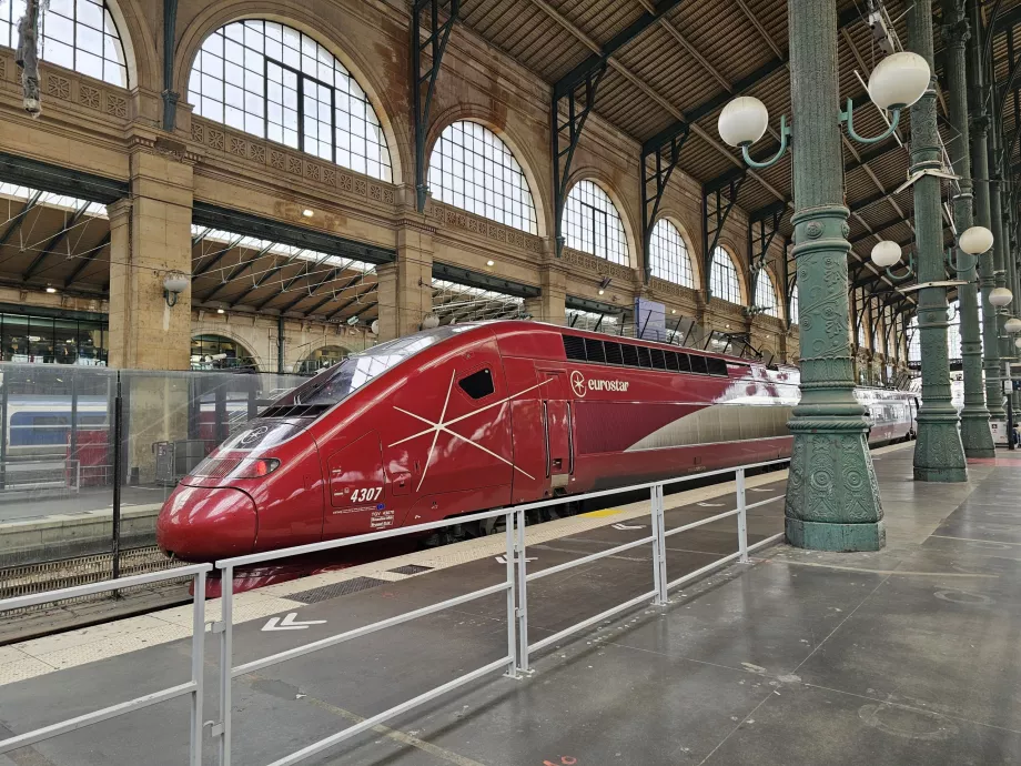 Eurostar à la gare du Nord