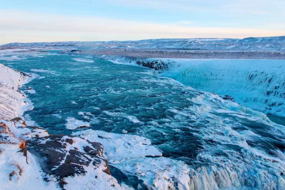 Gullfoss en hiver