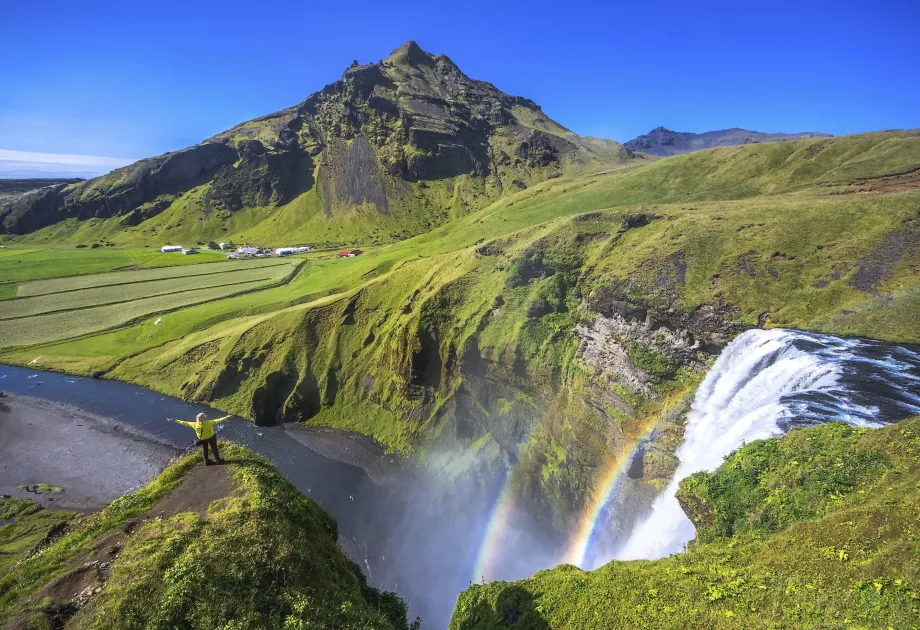 Montagne à Skogafoss