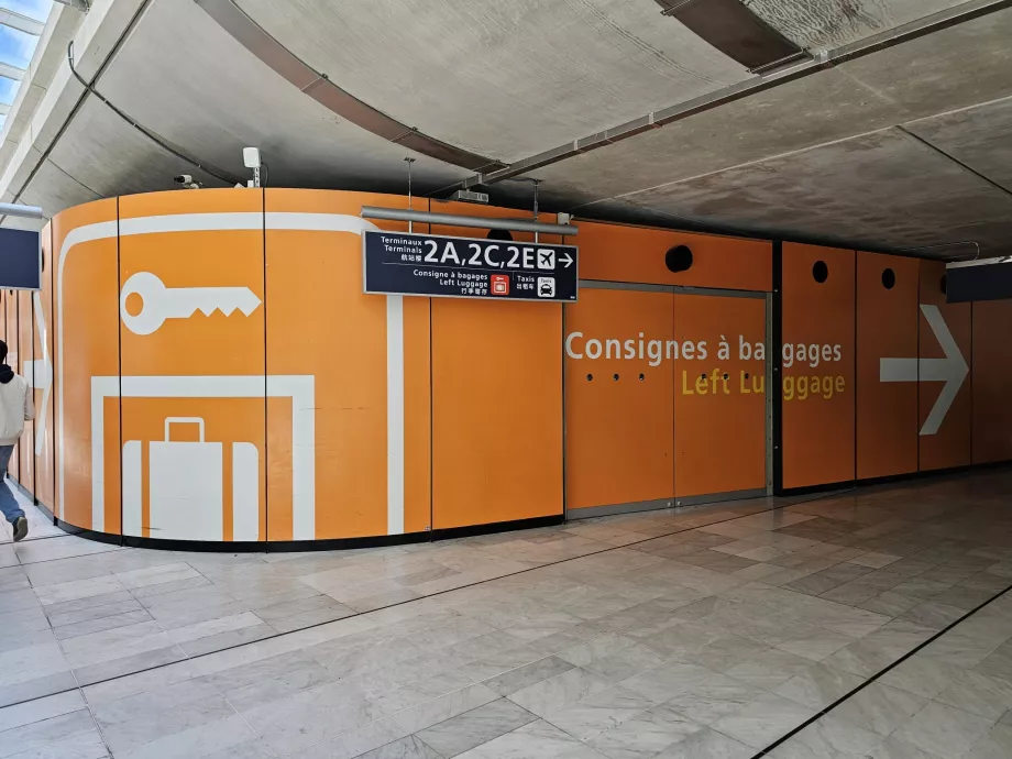 Signalisation de la salle des bagages