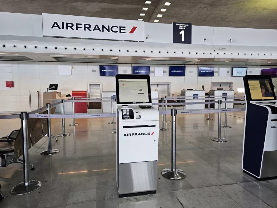 Enregistrement à l'aéroport