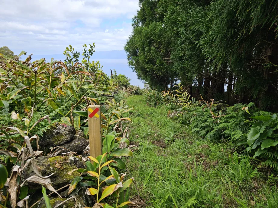 Panneau touristique indiquant le mauvais chemin