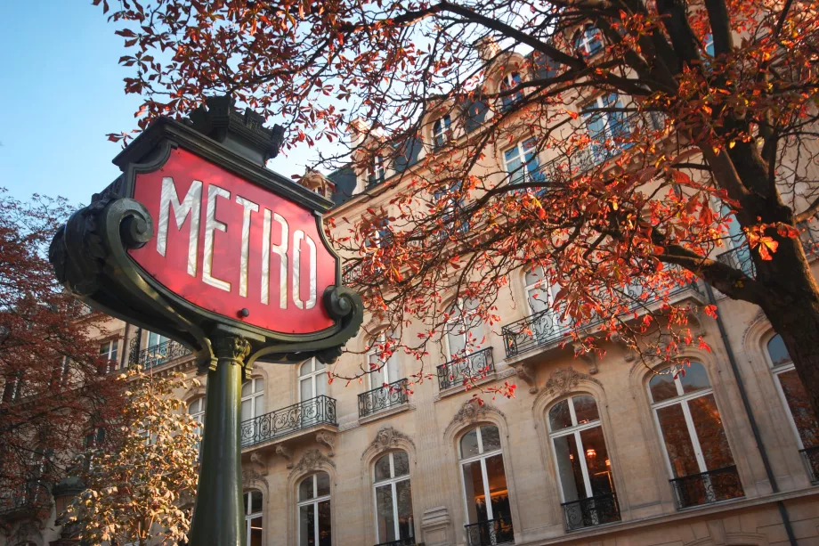 Panneau du métro