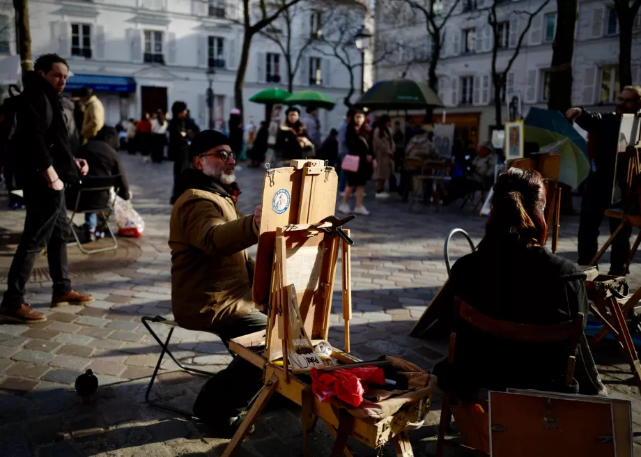 Artistes à Montmartre