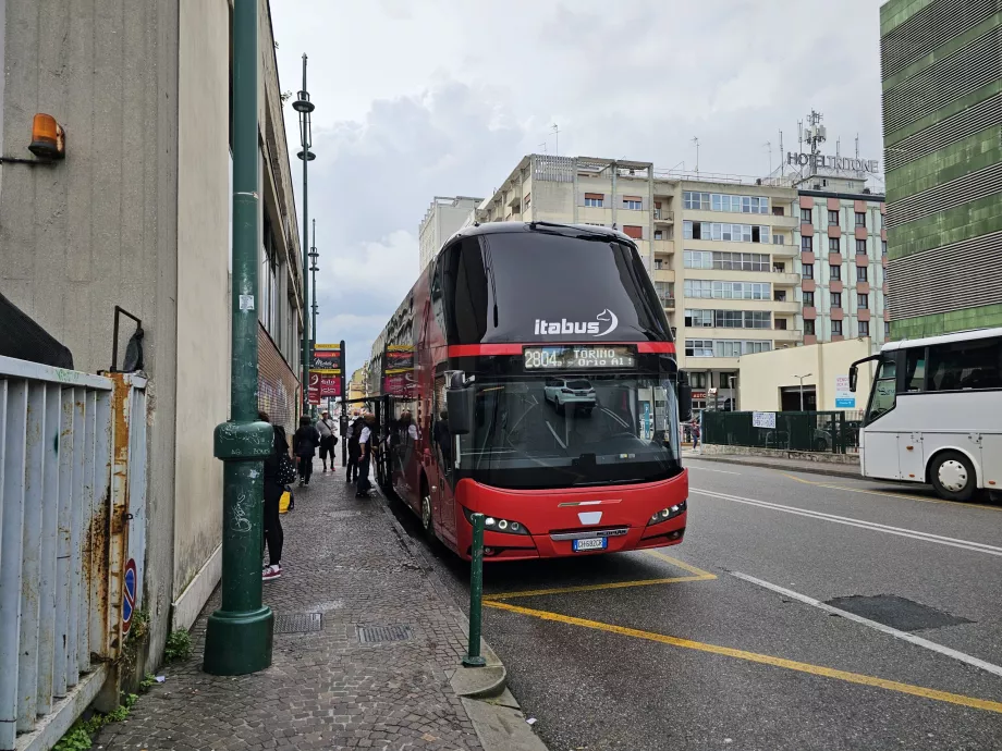 Arrêt de bus longue distance, Mestre